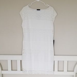 White Macrame Dress